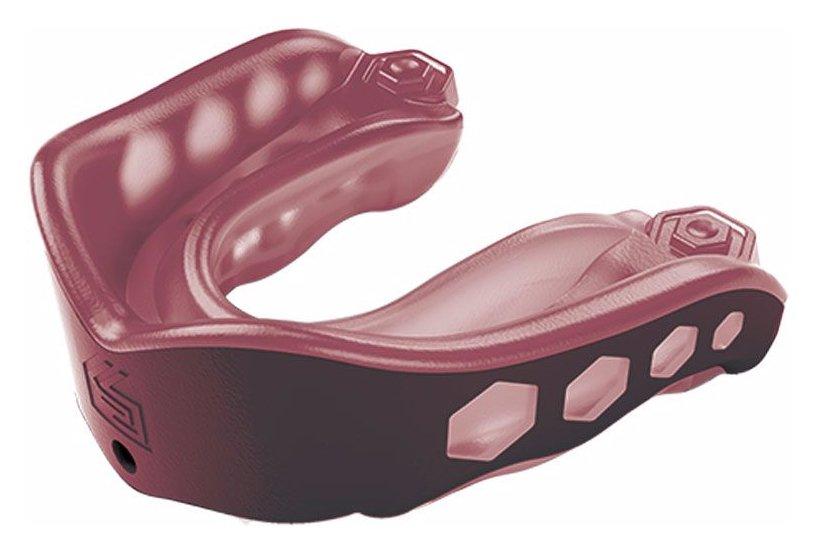 Shock Doctor Gel Max Convertible Classic Fit Mouthguard - Maroon